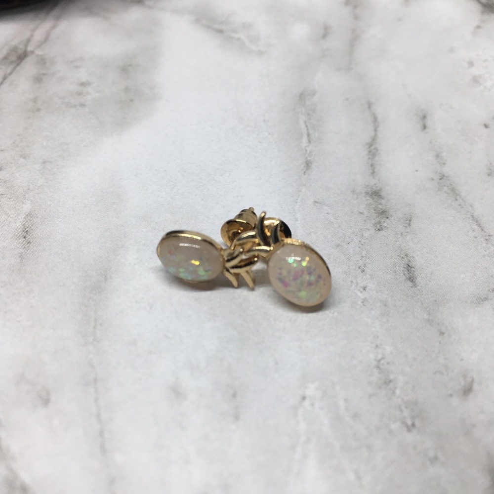 Midge Opal Pineapple Studs - Picture 2 of 2